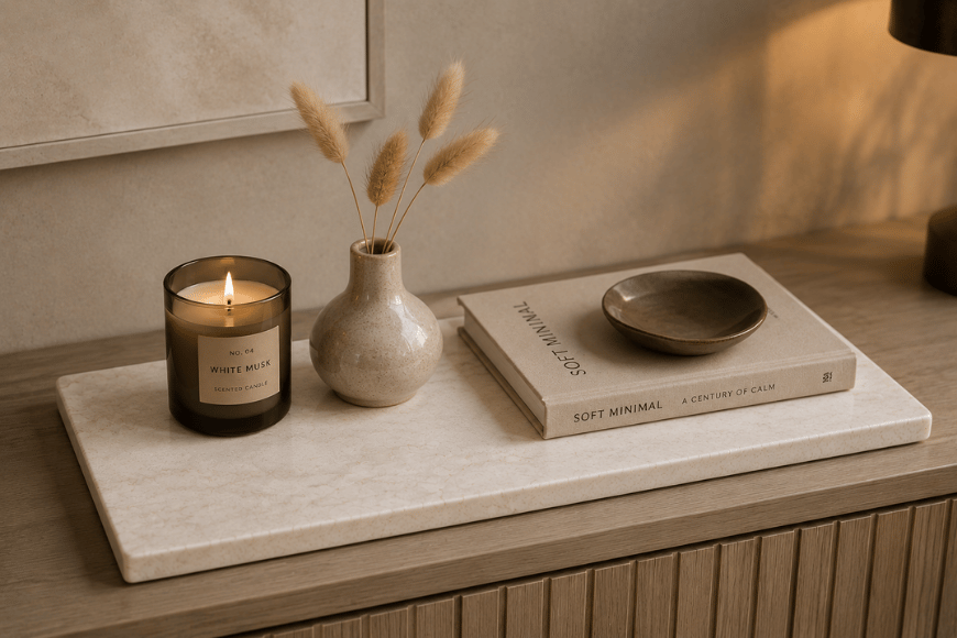 Composiet accessoireplank in Prexory Clay - Atelier Pietra
