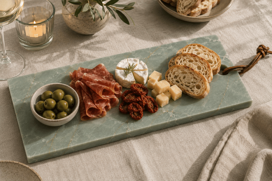- Composiet tapasplank in Verde Emerald - Atelier Pietra